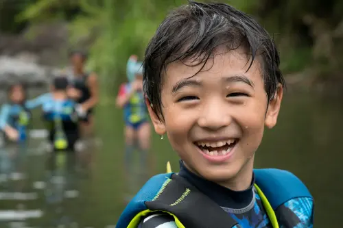 Austin, the smile says it all.