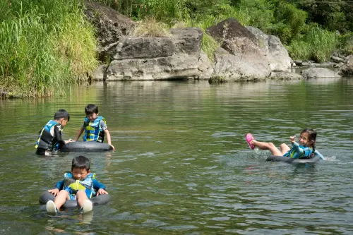 Floating down our favourite river.