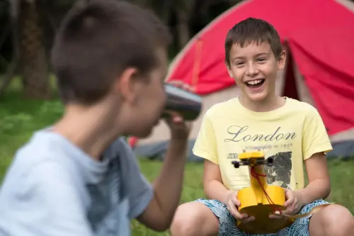 Camping, friends, music and smiles…