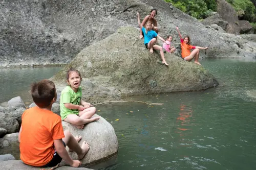 Fishing fanatics.