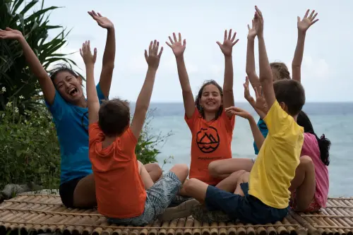 “Hands up if you are having fun?”