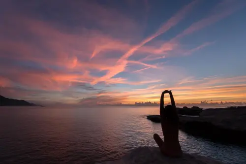 Waking up to a beautiful sunrise is the best way to start your day.