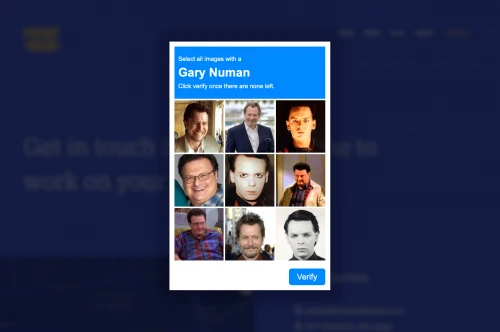 Gary Numan CAPTCHA by Steve Leggat