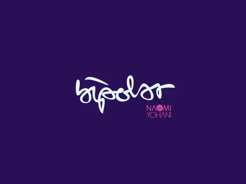 Hand-drawn Logo design for singer-songwriter Naomi Yohani&rsquo;s album, Bipolar