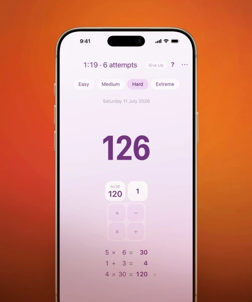 Screenshot of Rigid Digit - Numbers game on iOS device