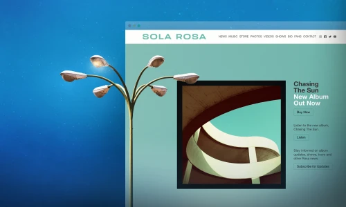 Sola Rosa WordPress theme custom design and plugin development
