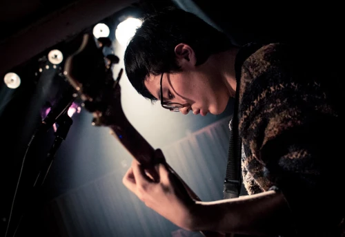 Aiden Koon of psych band The Junk in Taipei | Live music photography by Steve Leggat