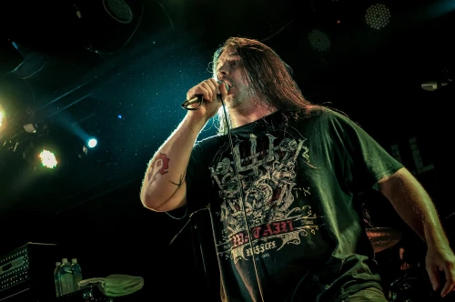 George Fisher aka Corpsegrinder of Cannibal Corpse playing in Taipei | Live music photography by Steve Leggat