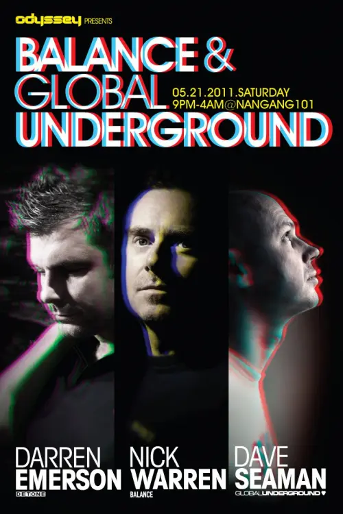DJs Darren Emerson + Nick Warren + Dave Seaman