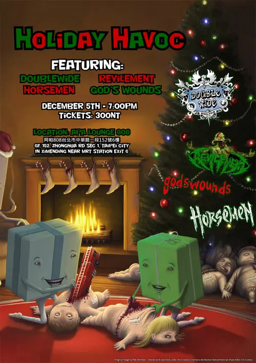 Godswounds (Aus) + Revilement + Doublewide + Horsemen
